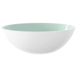 Vidaxl Washbasin 50x37x14 cm szklany biały