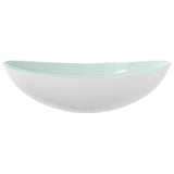 Vidaxl Washbasin 54.5x35x15.5 cm hartowany szklany biały biały