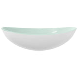 Vidaxl Washbasin 54.5x35x15,5 cm Blanc de verre durci
