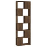 Vidaxl boekenkast kamerscherm 60x24x186 cm bruin eikenkleur
