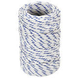 Vidaxl corde de bateau 2 mm 25 m polypropylène blanc