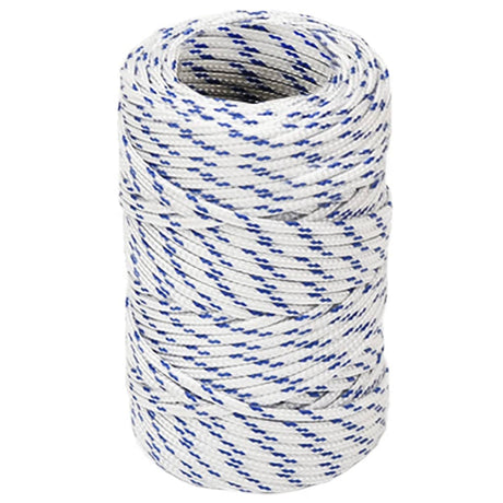 VidaXL corde de bateau 2 mm 100 m polypropylène blanc