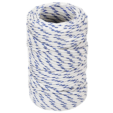 Corde de bateau vidaxl 2 mm 250 m de polypropylène blanc