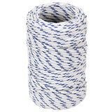 Corde à démarrage Vidaxl 2 mm 500 m de polypropylène blanc