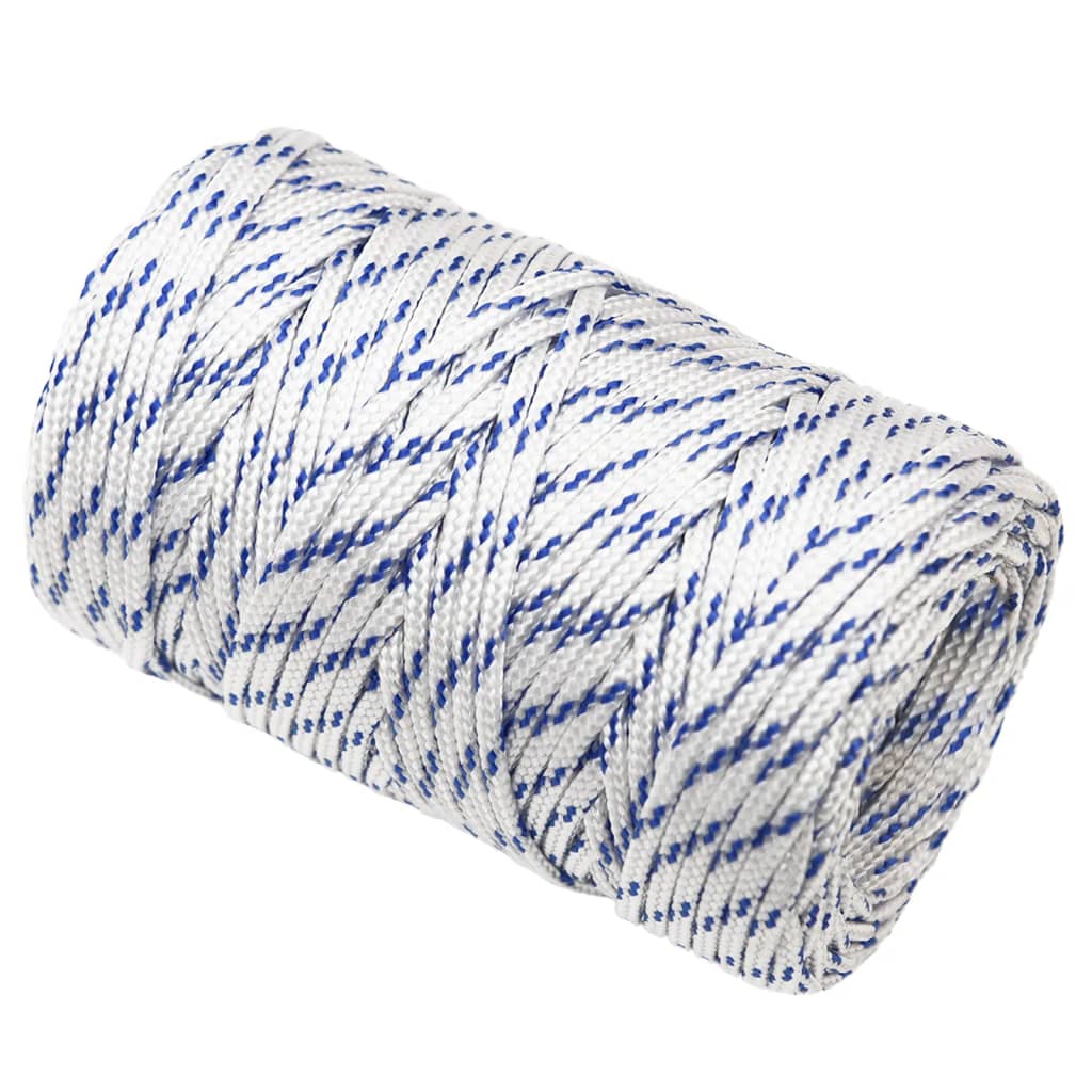 Corde à démarrage Vidaxl 2 mm 500 m de polypropylène blanc