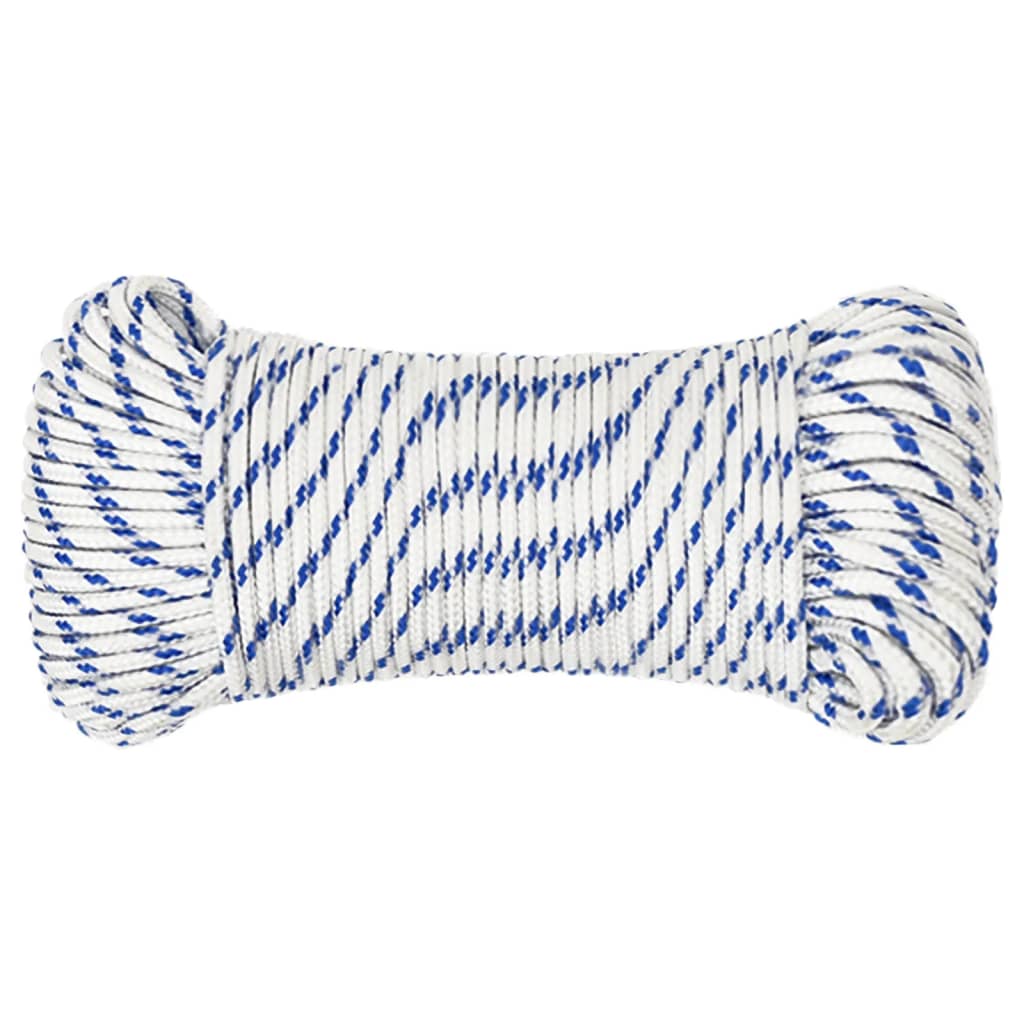 Vidaxl Boot Rope 3 mm 50 m polypropylenhvide