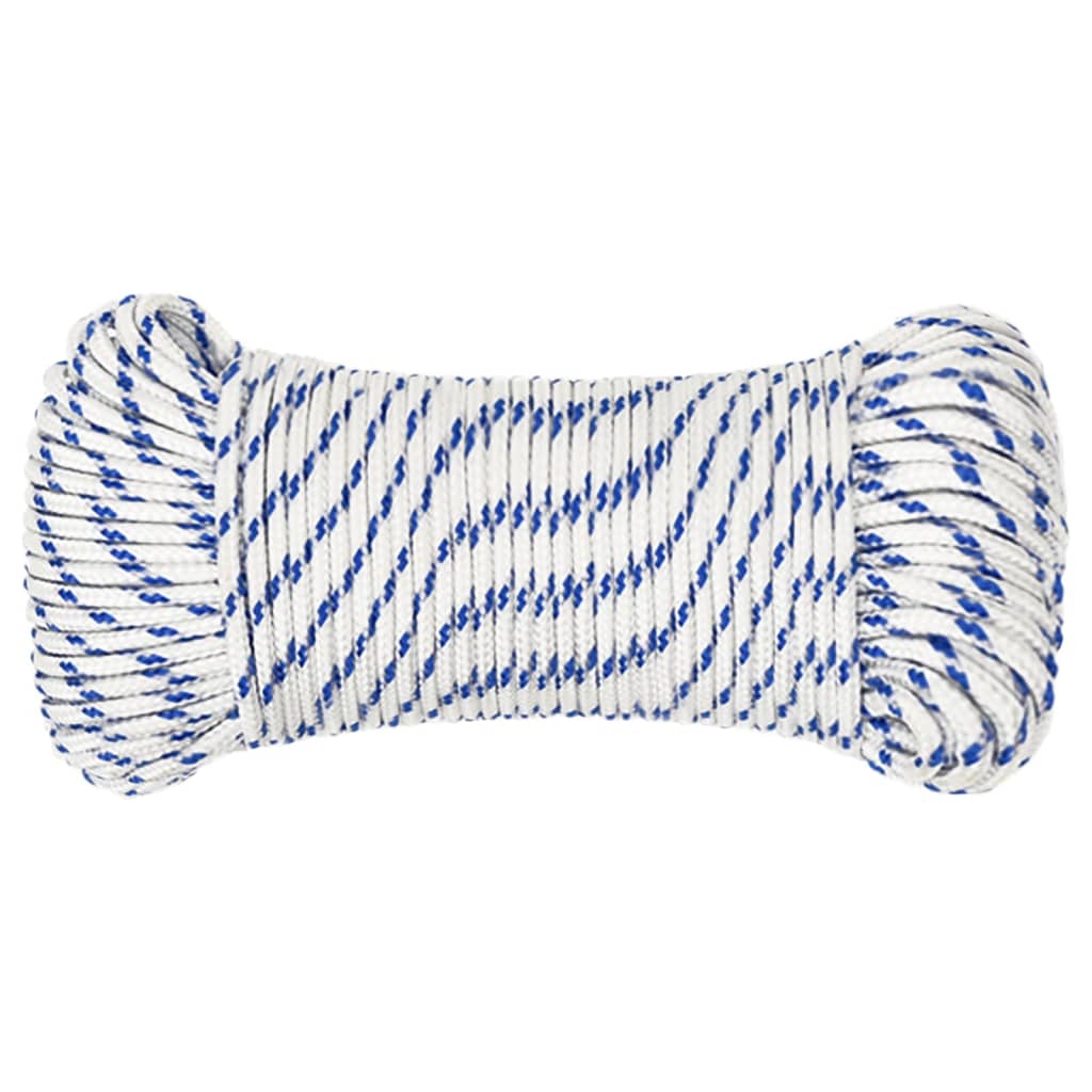Corde à démarrage Vidaxl 3 mm 500 m de polypropylène blanc