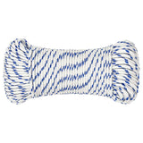 VidaXL corde de bateau 4 mm 25 m polypropylène blanc