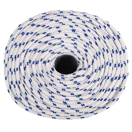 VidaXL corde de bateau 8 mm 250 m polypropylène blanc