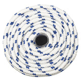Vidaxxl corde de bateau 12 mm 25 m polypropylène blanc