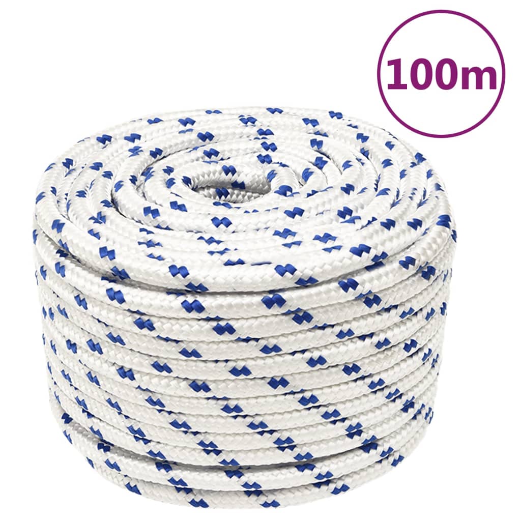 Vidaxl Boot rope 12 mm 100 m polypropylene white