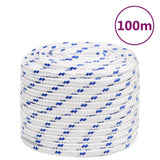 Vidaxl Boot Rope 16 mm 100 m polypropylenhvide