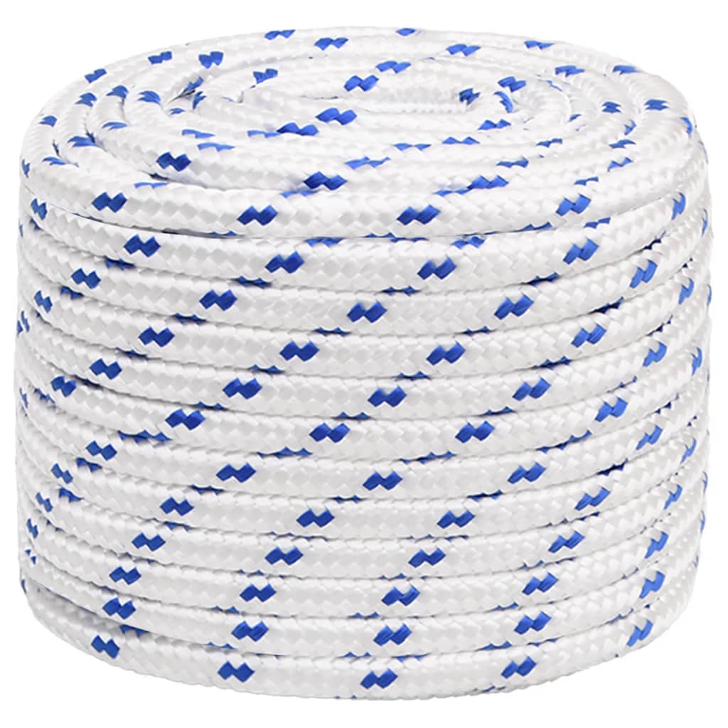 Vidaxl Boot Rope 16 mm 100 m polypropylenhvide