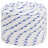 Vidaxxl corde de bateau 18 mm 25 m polypropylène blanc