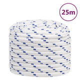 VidaXL corde de bateau 20 mm 25 m polypropylène blanc