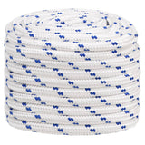 VidaXL corde de bateau 20 mm 25 m polypropylène blanc