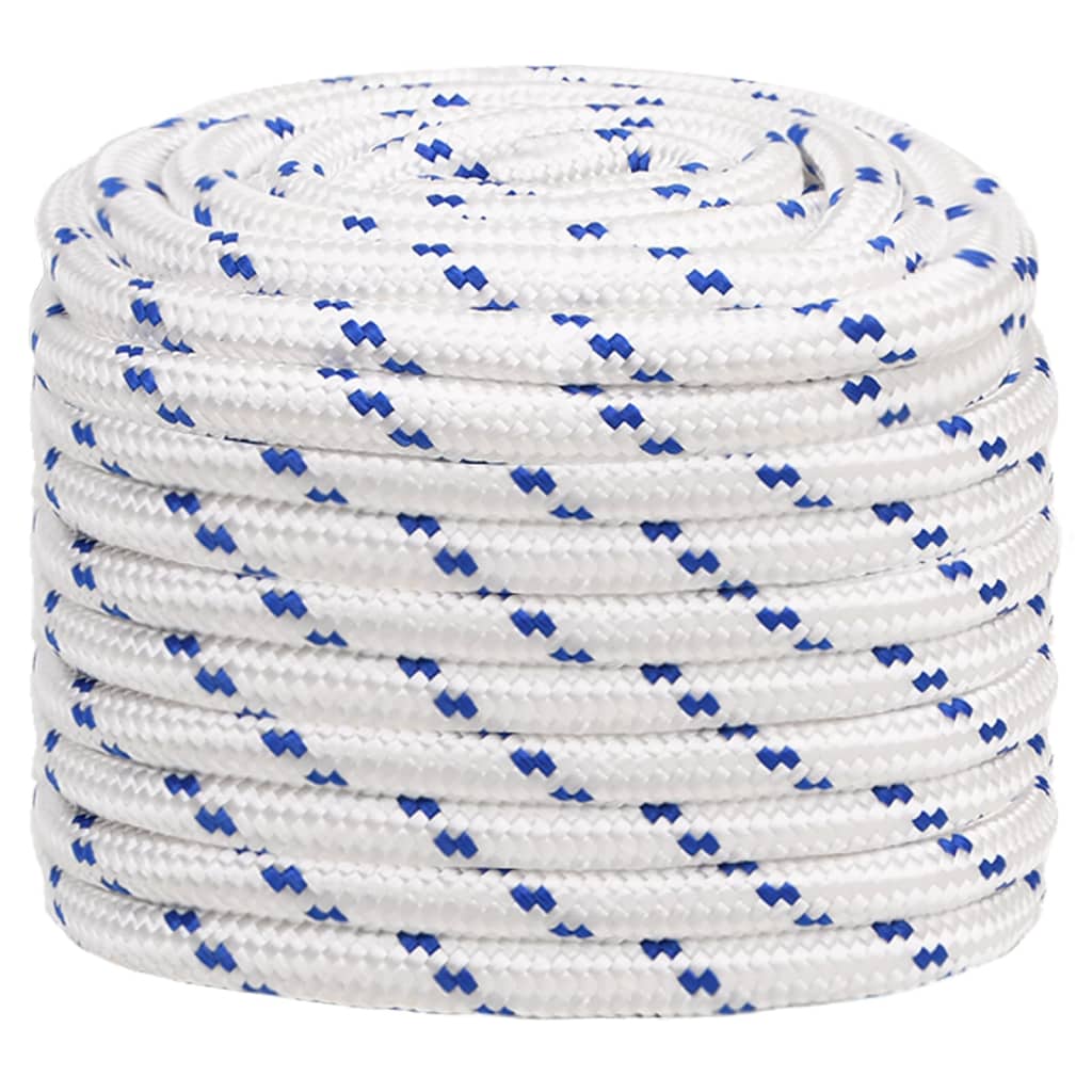 Vidaxl boat rope 20 mm 100 m polypropylene white