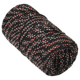 Corde à démarrage Vidaxl 2 mm 50 m de polypropylène noir