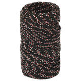 Corde à démarrage Vidaxl 2 mm 100 m de polypropylène noir