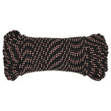 Corde à démarrage Vidaxl 3 mm 100 m de polypropylène noir