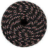 Corde à démarrage Vidaxl 6 mm 25 m de polypropylène noir