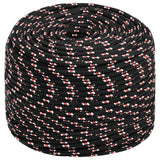 Corde à démarrage Vidaxl 6 mm 50 m de polypropylène noir