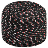 Vidaxl Boot Rope 6 mm 250 m Polypropylen schwaarz