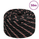 Vidaxl Boat Rope 20 mm 50 m polypropylen sort