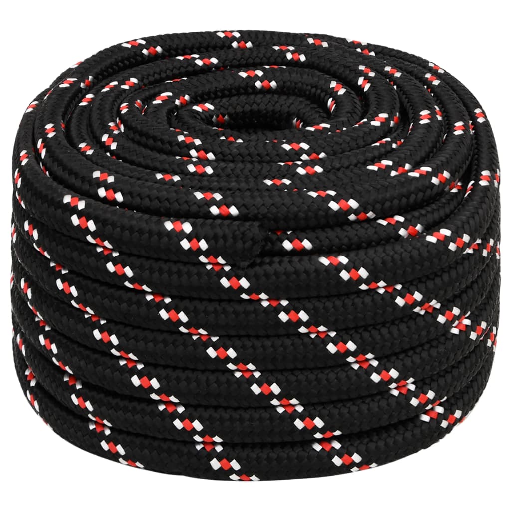 Vidaxl Boat Rope 20 mm 50 m polypropylen sort