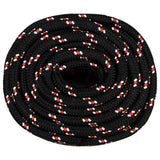 Vidaxxl corde de bateau 20 mm 50 m polypropylène noir