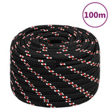 Vidaxl Boat Rope 20 mm 100 m polypropylen sort