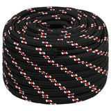 Vidaxl Boat Rope 20 mm 100 m polipropileno negro