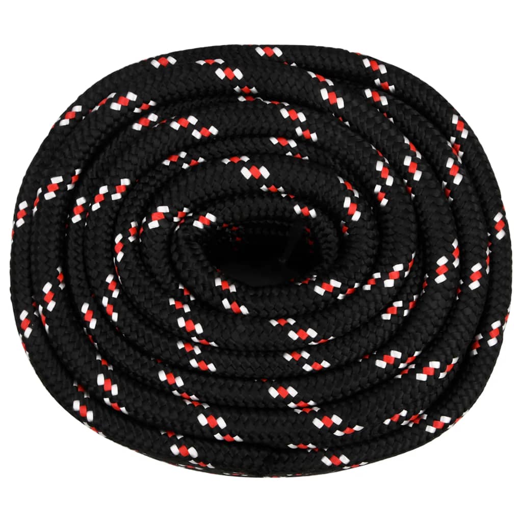 Vidaxl Boat Rope 20 mm 100 m polipropileno negro