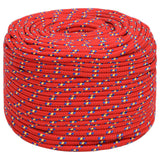 Vidaxl Boat Rope 6 mm 50 m polypropylenrød