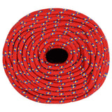 Vidaxl corde de bateau 8 mm 50 m polypropylène rouge