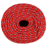 Vidaxxl corde de bateau 8 mm 250 m polypropylène rouge