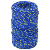 Corde de bateau Vidaxl 2 mm 25 m Bleu en polypropylène