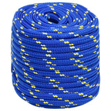 Corde de bateau vidaxl 18 mm 100 m en bleu en polypropène