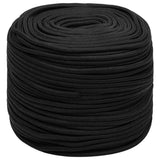 Vidaxl corde de bateau 8 mm 250 m polypropylène noir