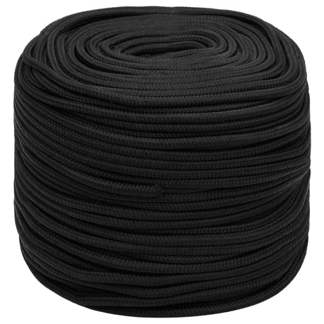Vidaxl corde de bateau 10 mm 250 m polypropylène noir