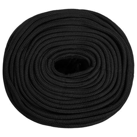 Vidaxl corde de bateau 10 mm 250 m polypropylène noir