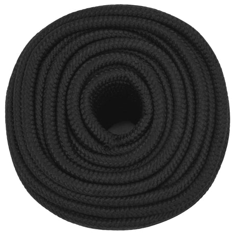 Corde de bateau vidaxl 14 mm 50 m de polypropène noir