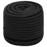 Corde de bateau vidaxl 16 mm 250 m de polypropène noir
