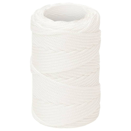 Corde de bateau Vidaxl 2 mm 50 m polypropylène plein blanc