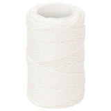 Vidaxl Boat Rope 2 mm 50 m polypropylen fuld hvid