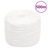 Vidaxl boat rope 6 mm 500 m polypropylene full white