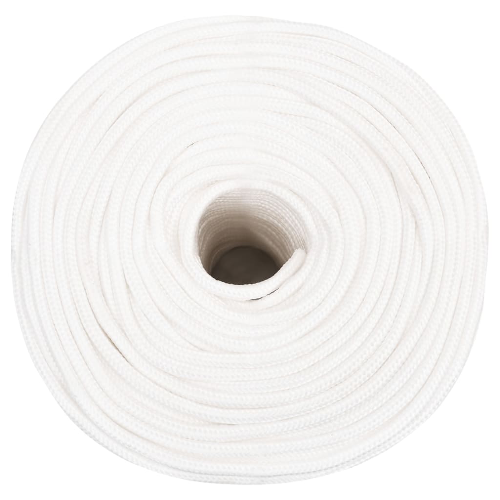 Vidaxl boat rope 6 mm 500 m polypropylene full white