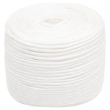 Vidaxl Boat Rope 8 mm 25 m Polypropilene Full White