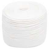 Vidaxl Boat Rope 8 mm 50 m Polypropilene Full White