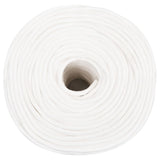 Vidaxl corde de bateau 8 mm 500 m polypropylène solide blanc